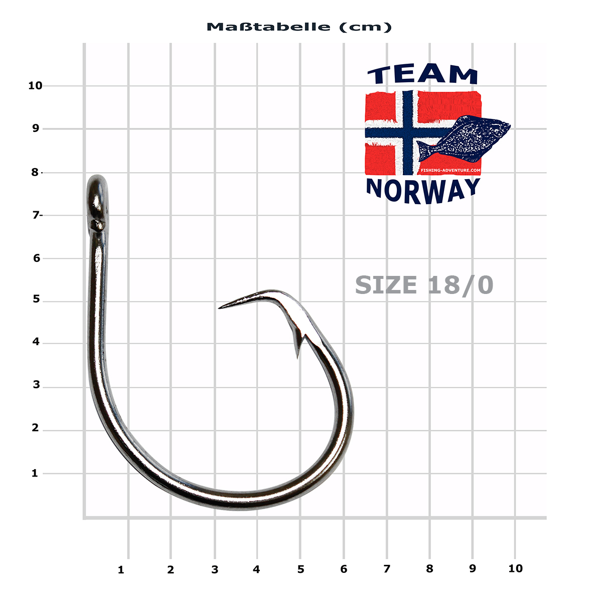 Edelstahl Tuna Circle Hook