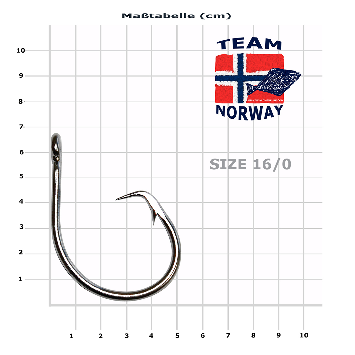 Edelstahl Tuna Circle Hook