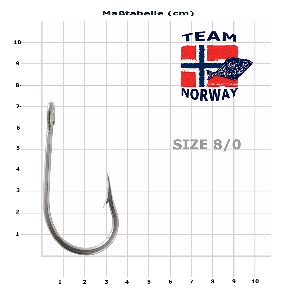 Edelstahl Tuna Hook