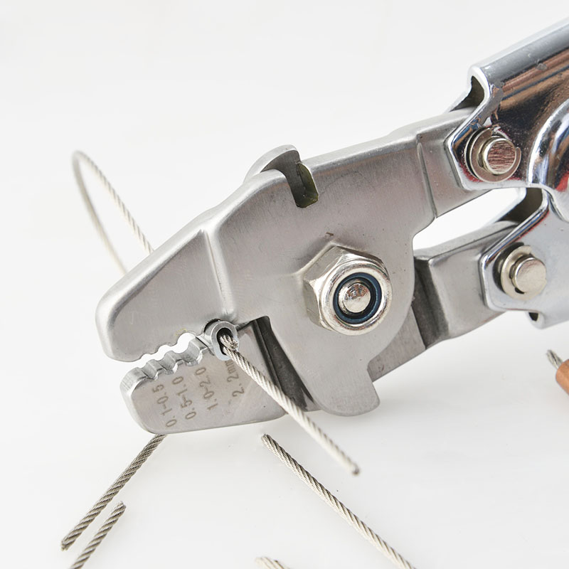 Gewölbte Aluminium Doppelklemmhülsen