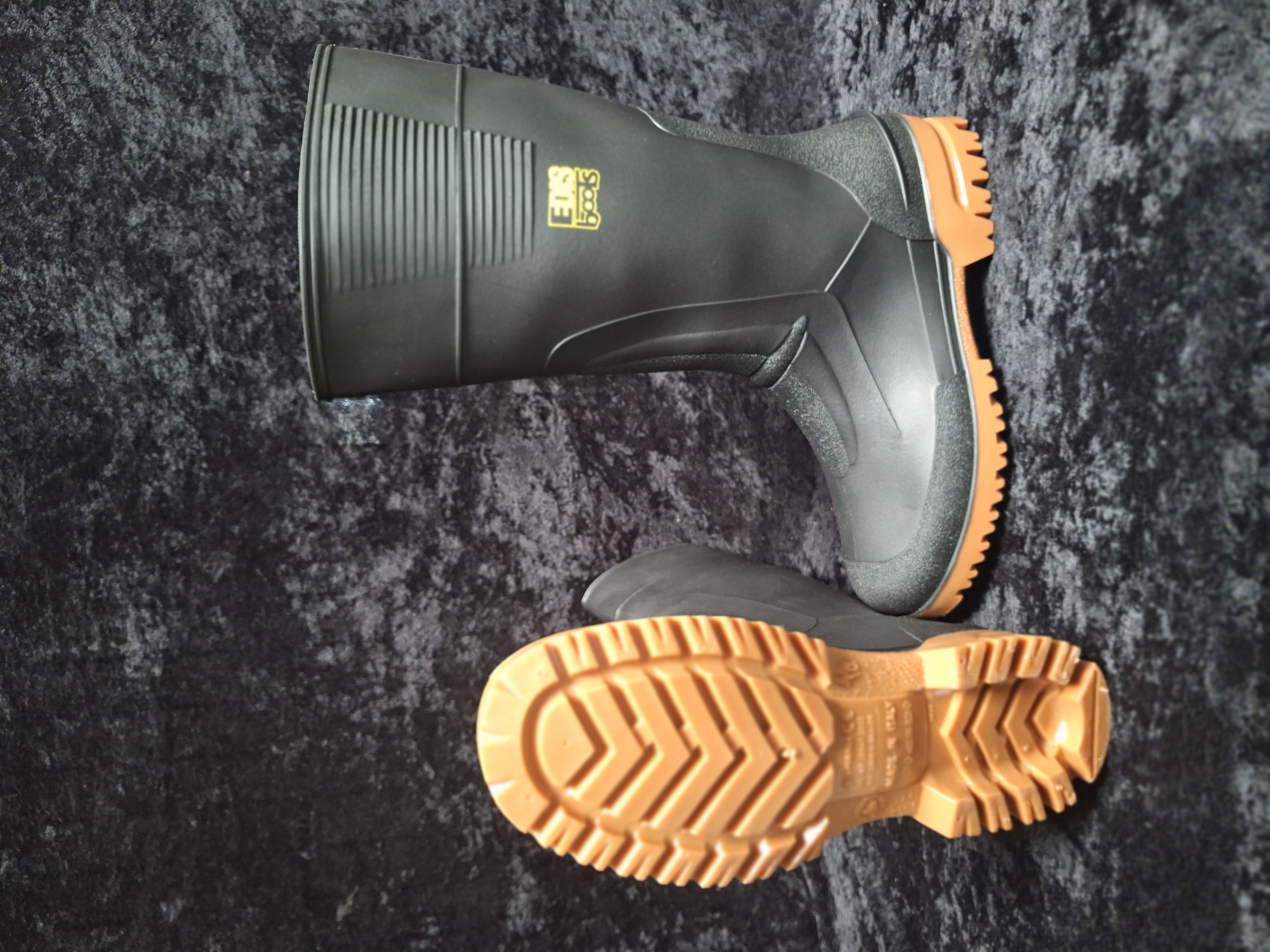 Spirale Gummistiefel schwarz 