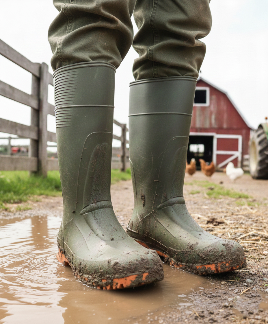 Spirale Gummistiefel oliv 
