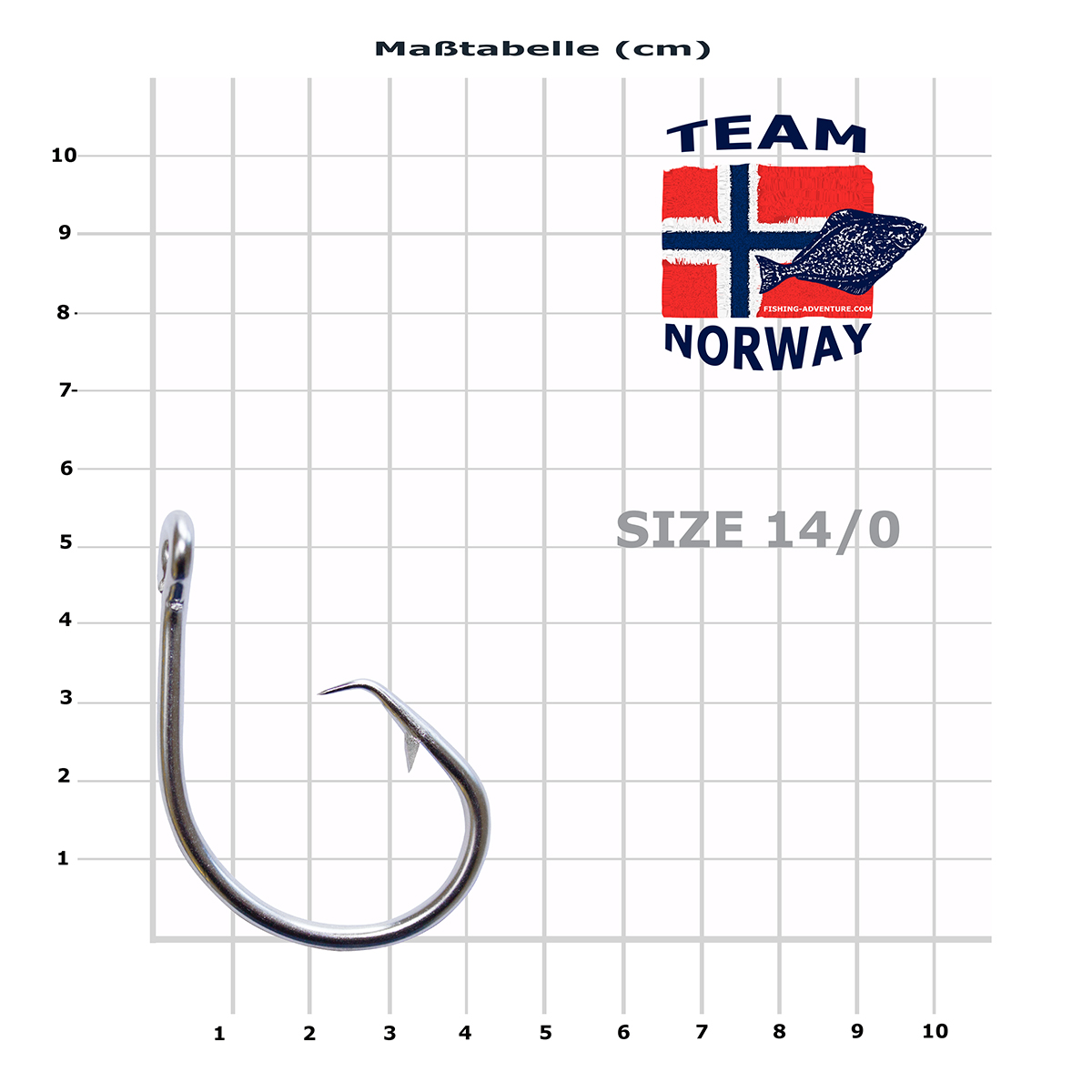 Edelstahl Tuna Circle Hook