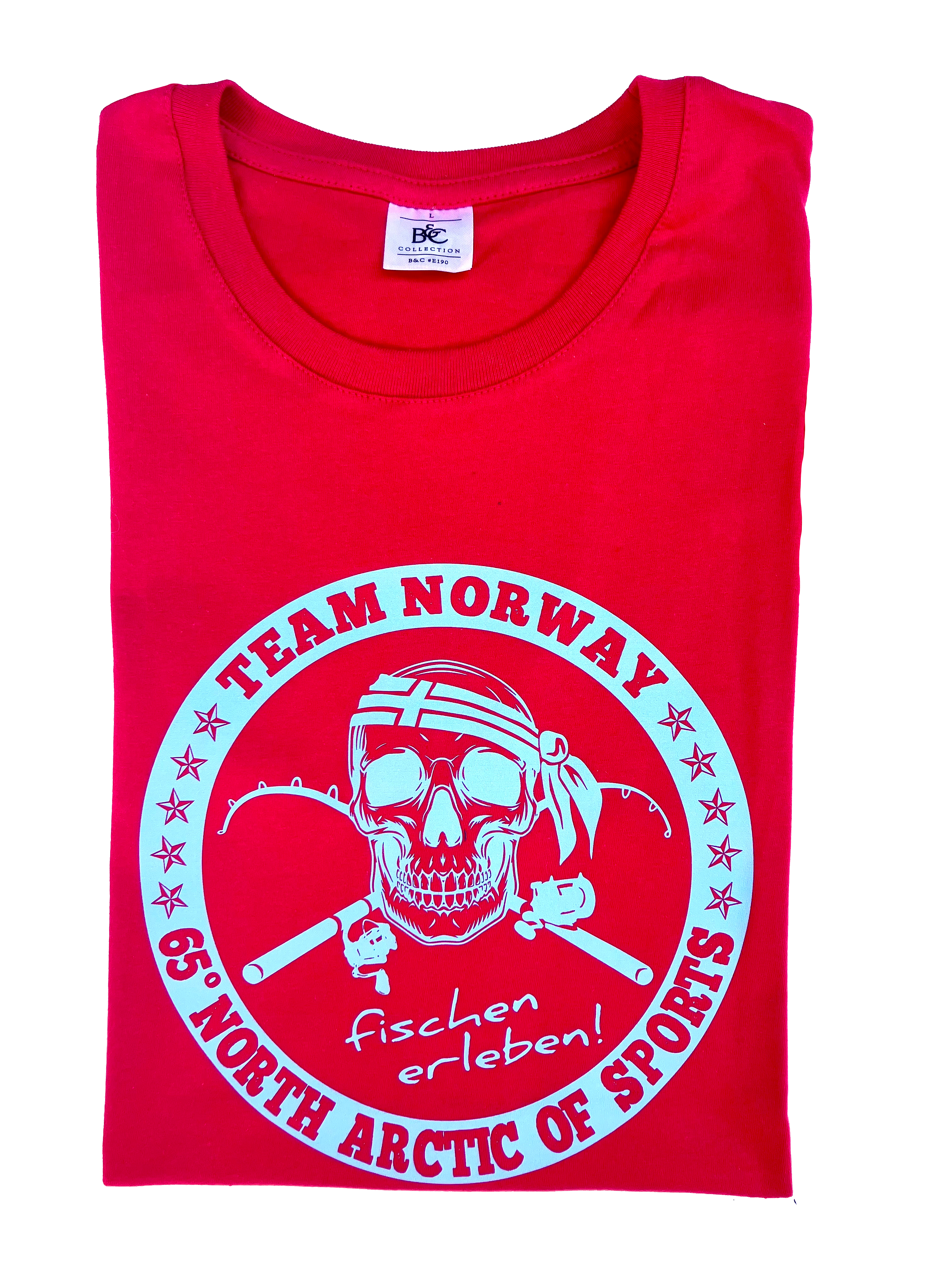 Team Norway T-Shirt, Farbe: rot