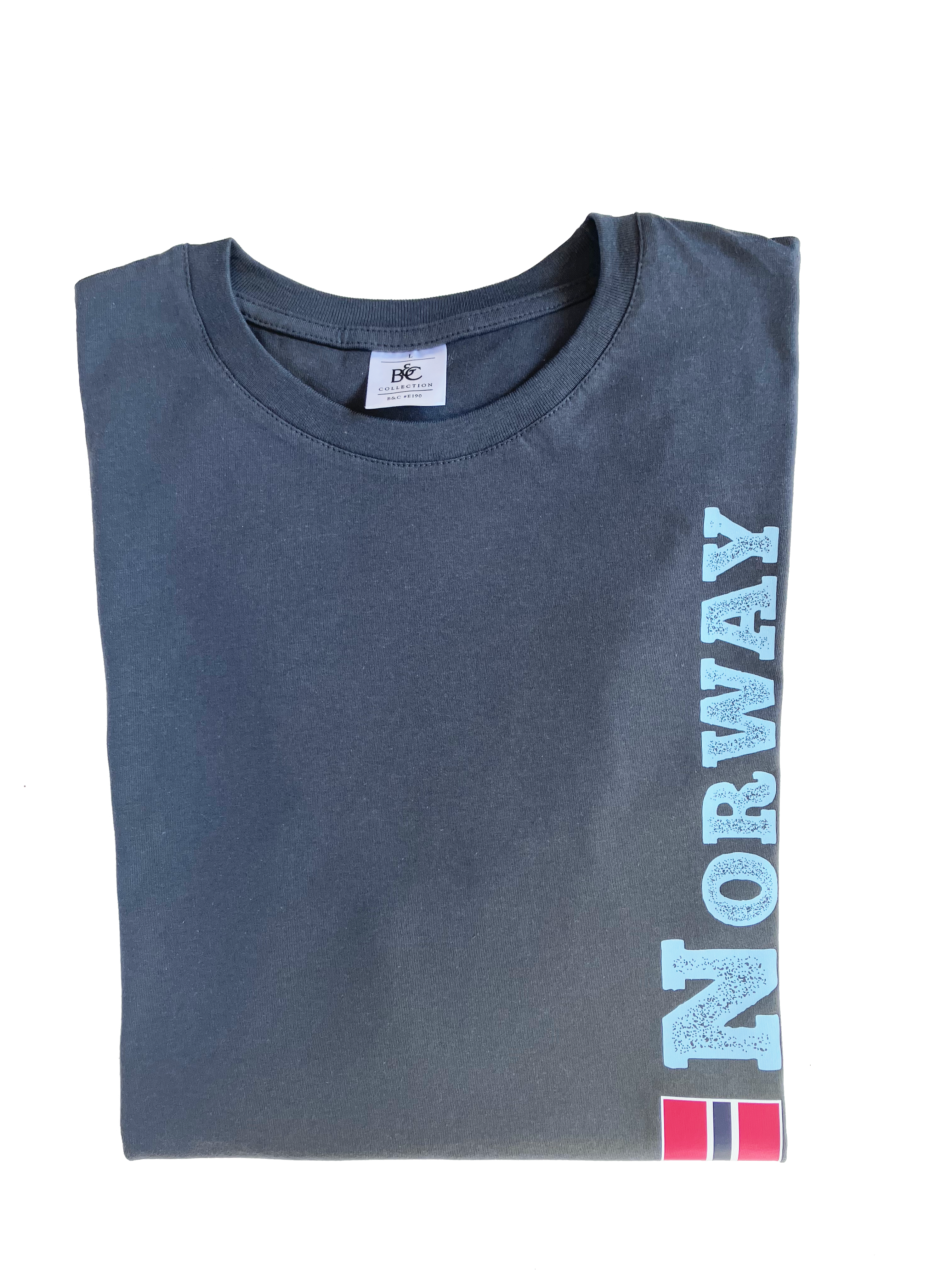 Team Norway T-Shirt mit Logo, Farbe: Dark grey solid