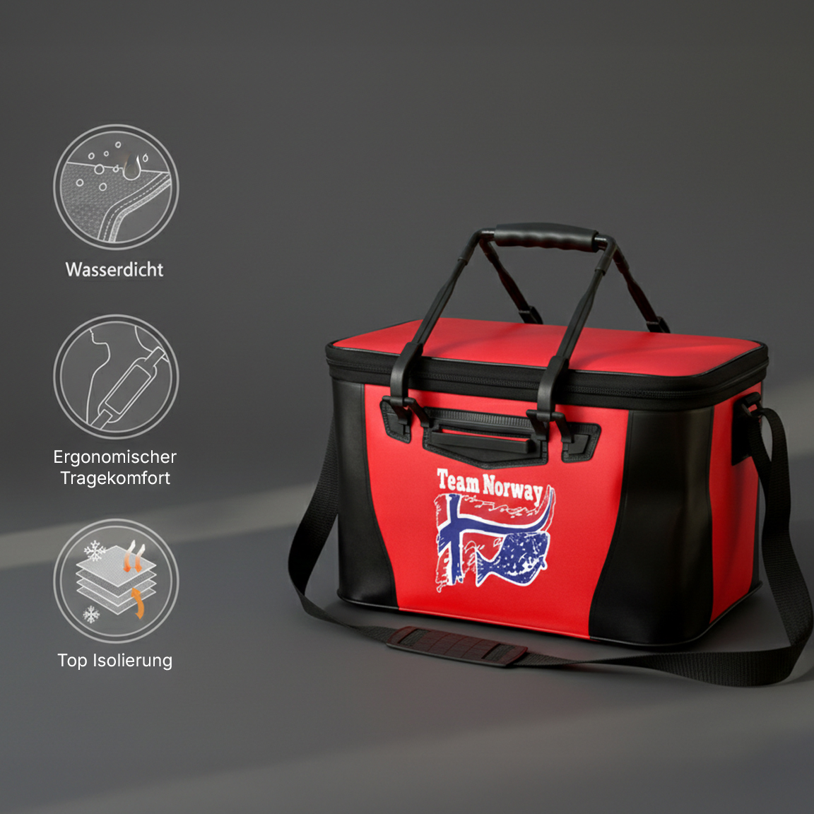 Team Norway™ | Carry Bag inkl. ISO-Bag und 6 Gratis GEL-Kühlpads
