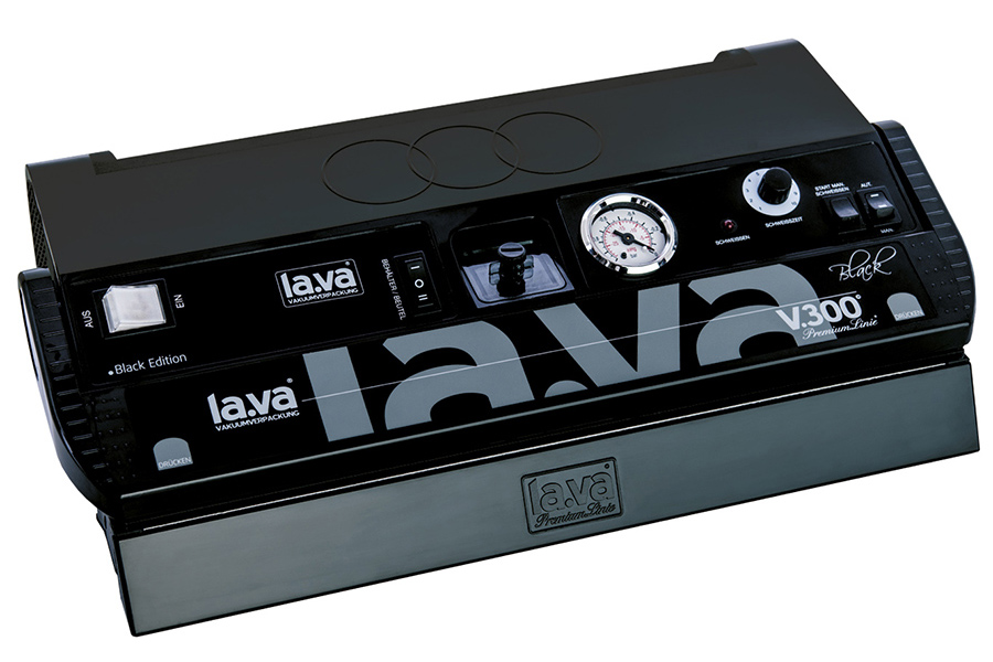 Lava V 300 Premium Black Edition Vakuumiergerät mit gratis Vakuumbeutel