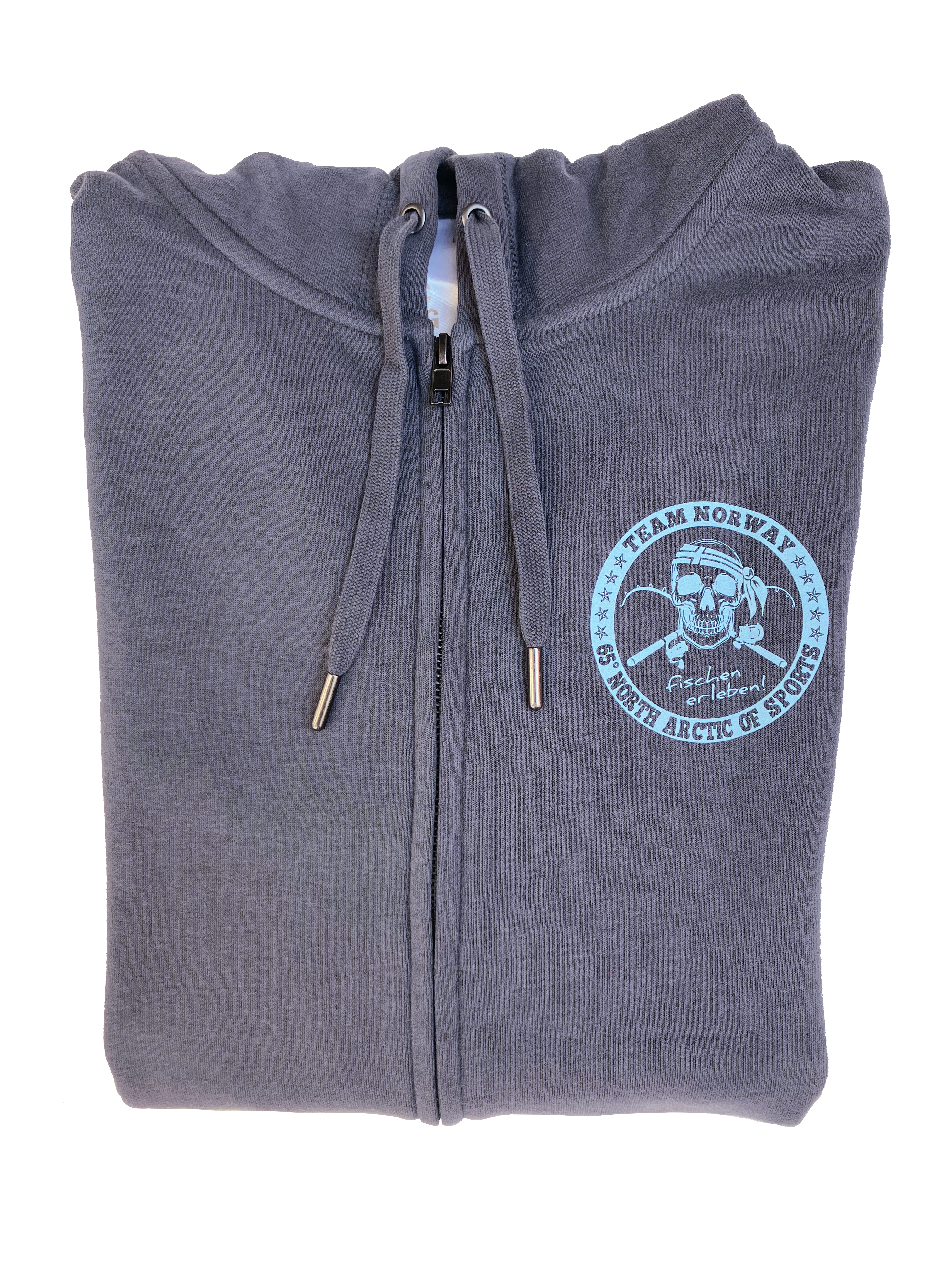Team Norway Kapuzenjacke, Farbe: Asphalt