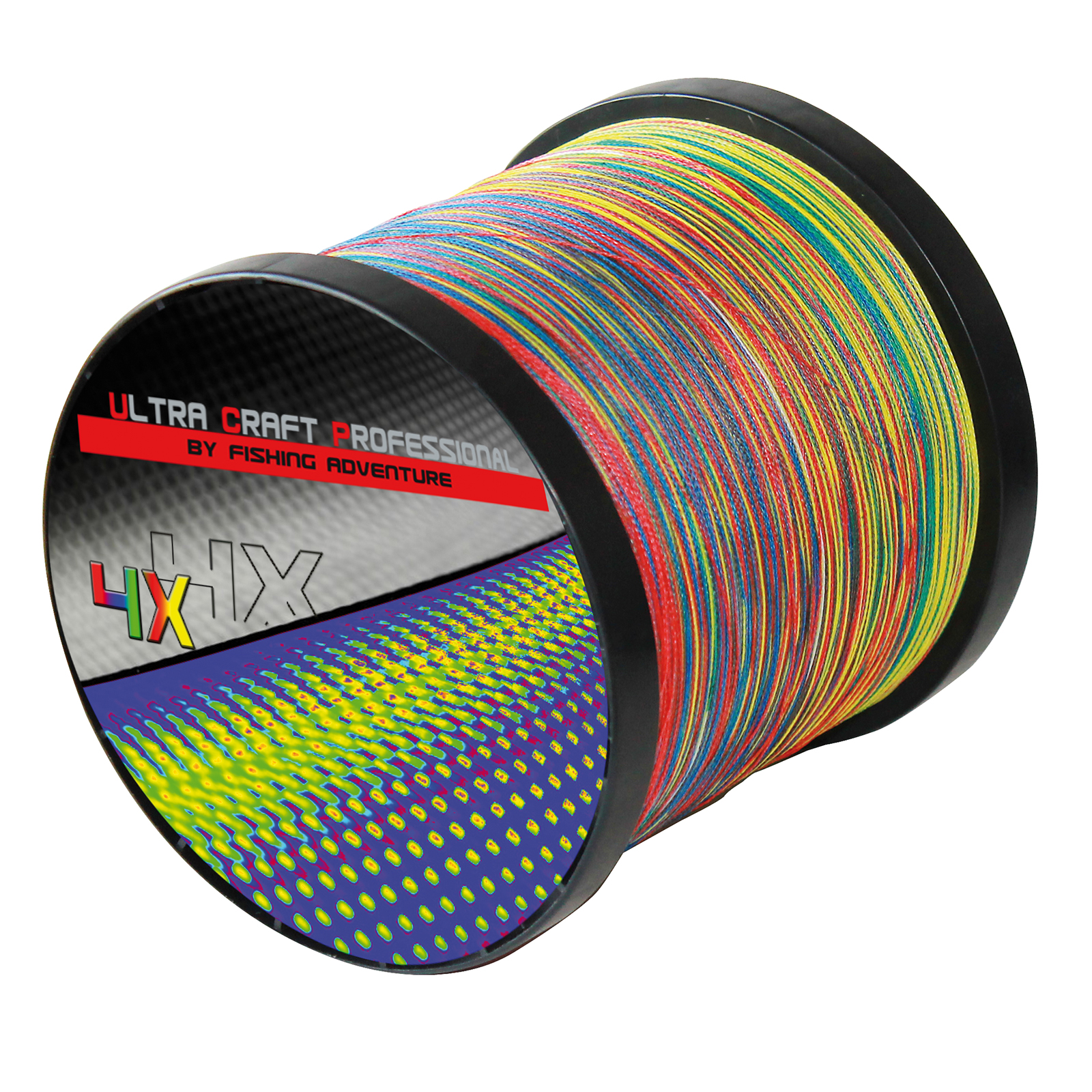Ultra Craft Professional 4X PE Multicolor - 100 Meter - 0,19mm / 19,4 kg