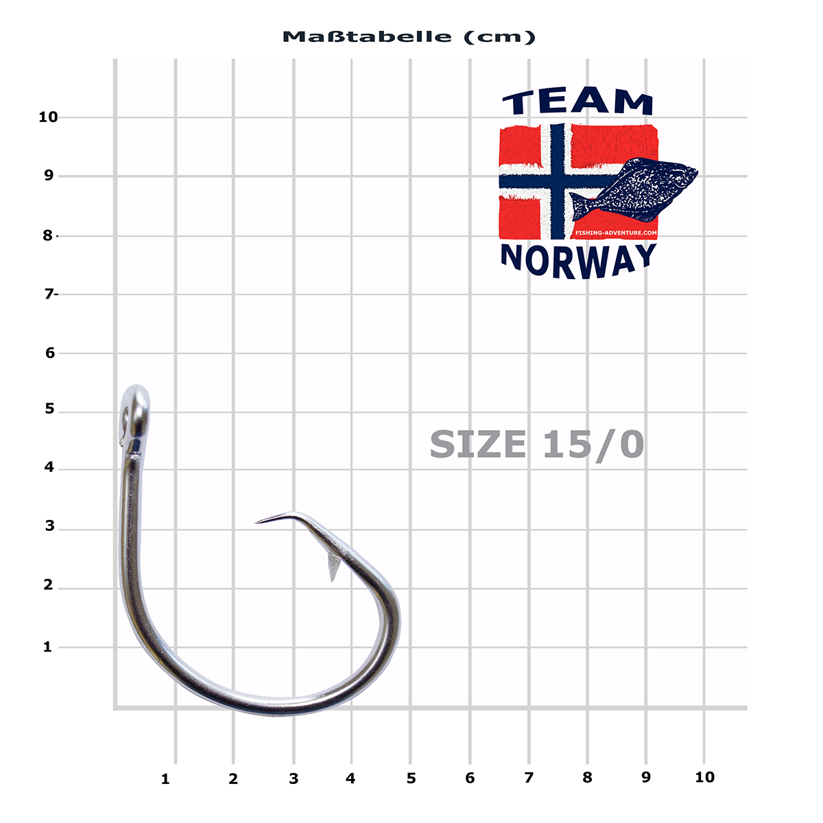 Edelstahl Tuna Circle Hook