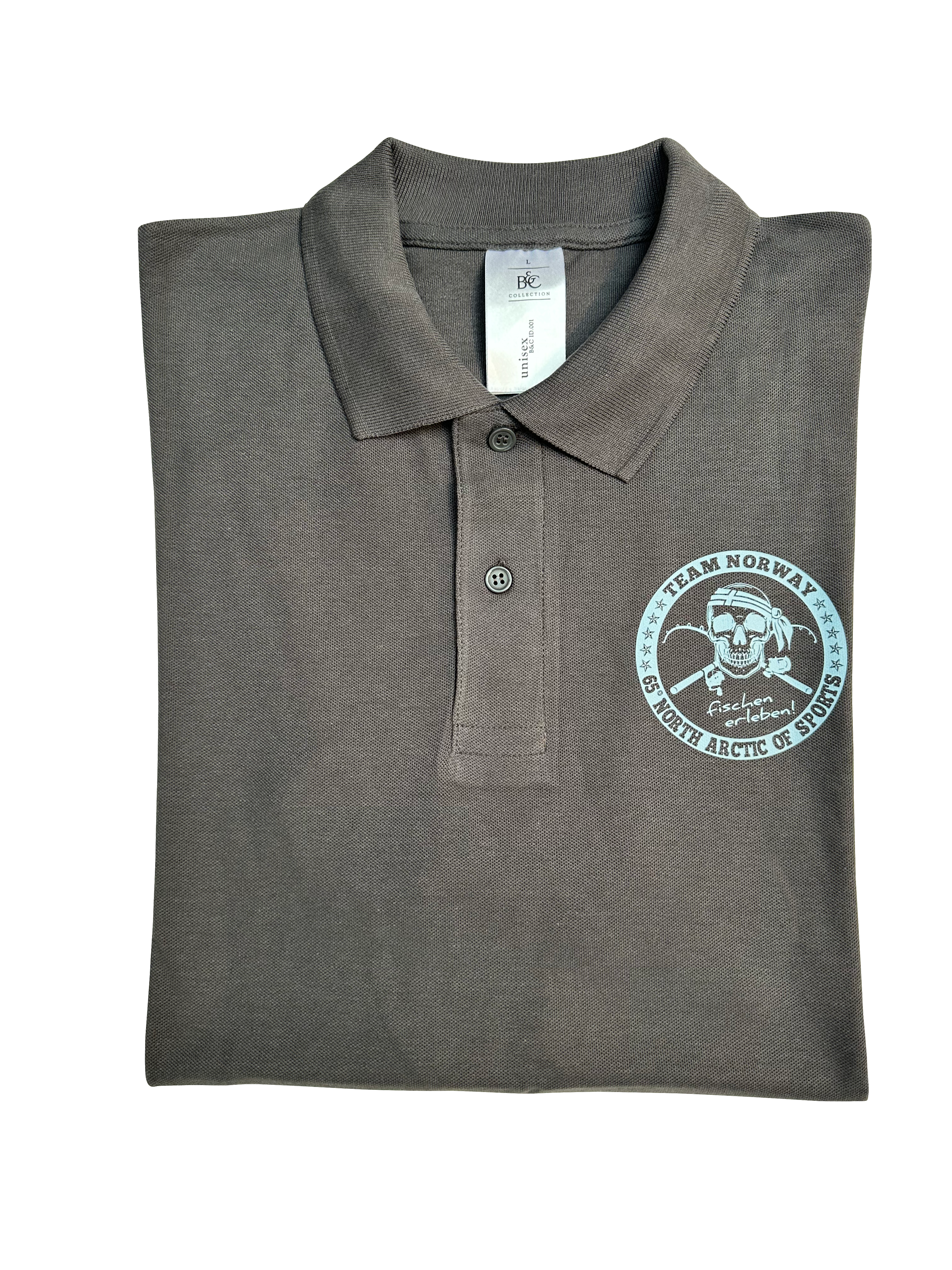 Team Norway Poloshirt, Farbe: Anthrazit