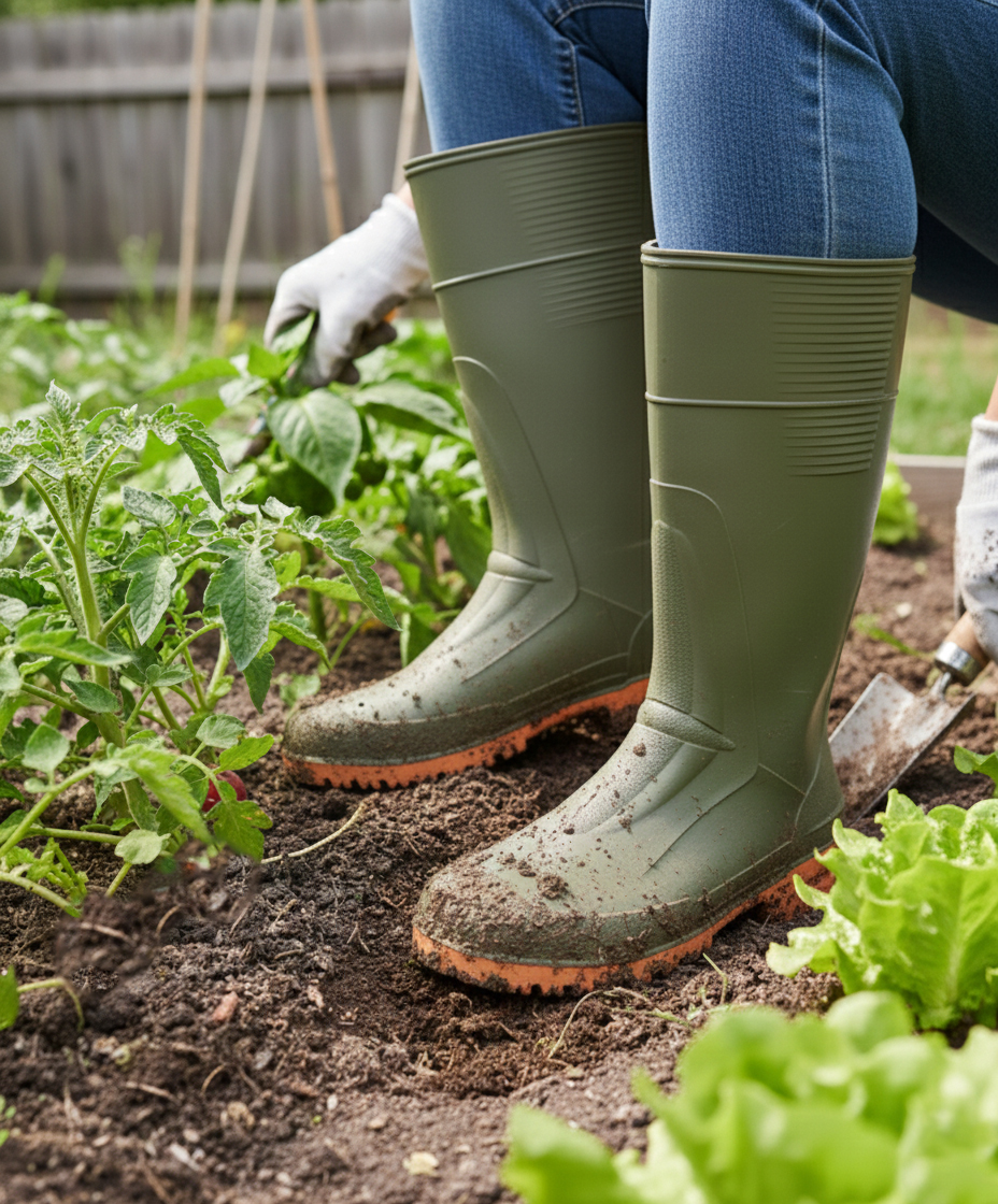 Spirale Gummistiefel oliv 