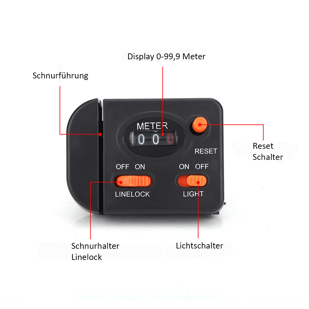 Spezial Line CounterTiefenmesser  bis 99  Meter