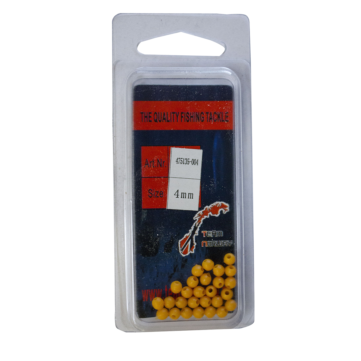 Plastic Beads 4mm - Gelb 25 Stück