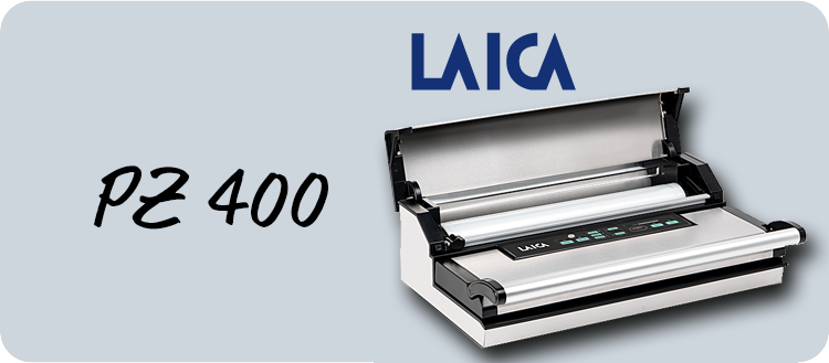 Der Vakuumierer Laica PZ400 wurde für die Lebensmittelkonservierung entwickelt und besticht durch seine Edelstahloberfläche und sein kompaktes Design. – Fishing Adventure GmbH