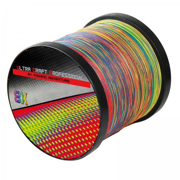 Ultra Craft Professional 8X PE Line Multicolor - 100 Meter - 0,15mm / 19,6 kg