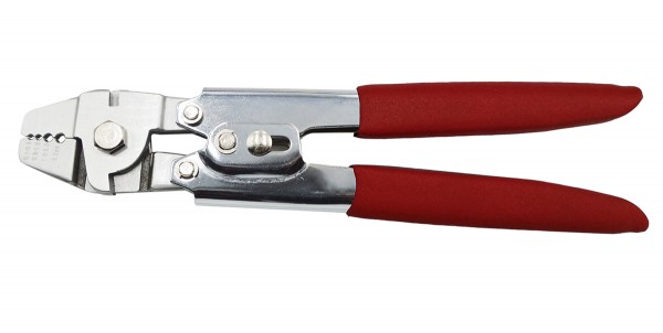 Edelstahl Klemmhülsen-Zange Rot