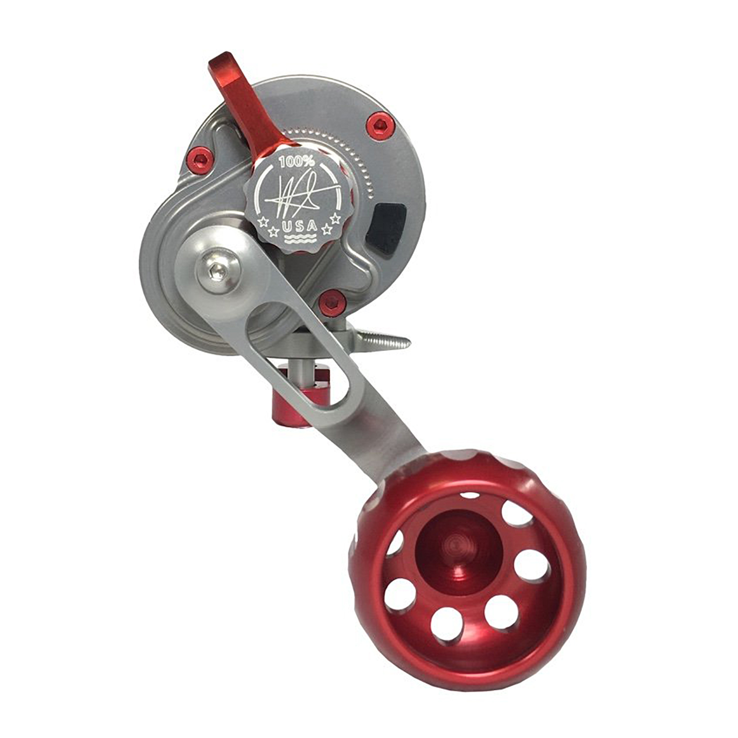 Seigler Reels SG LH Gunsmoke Red